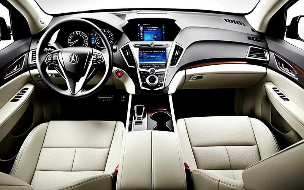 Acura MDX features luxury interior